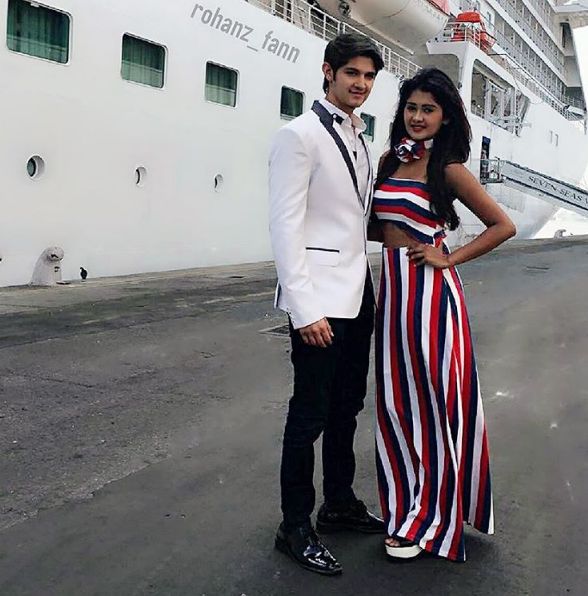 Romantic Cruise Trip Pics Of TV Couple Rohan Mehra And Kanchi Singh