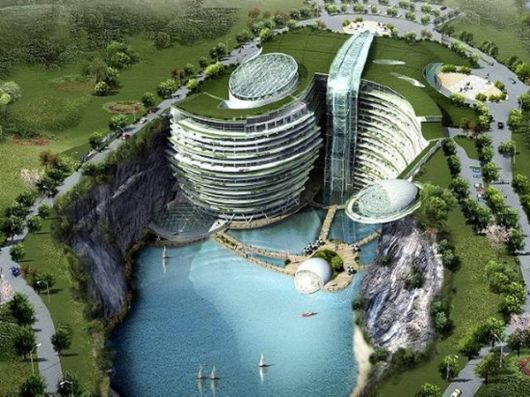 Amazing Underground Hotel In China