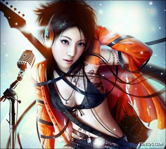 Beautiful CG Galz Art