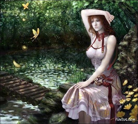 Beautiful CG Galz Art