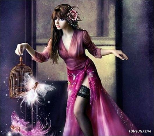 Beautiful CG Galz Art