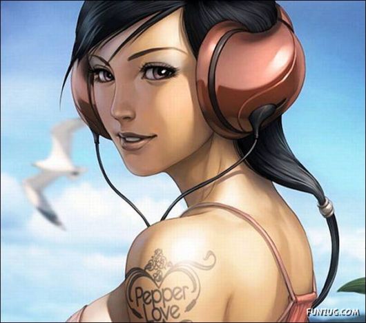 Beautiful CG Galz Art