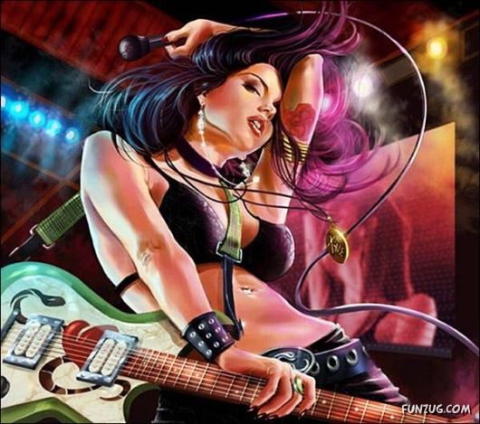 Beautiful CG Galz Art