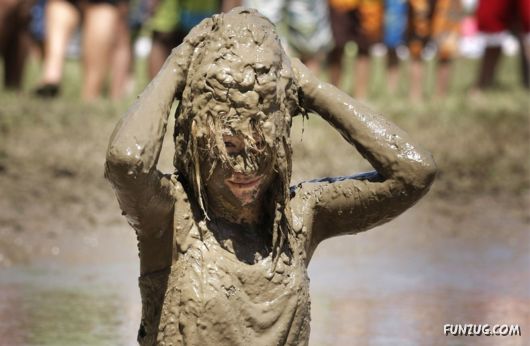Crazy Mud Bath Fun Carnival