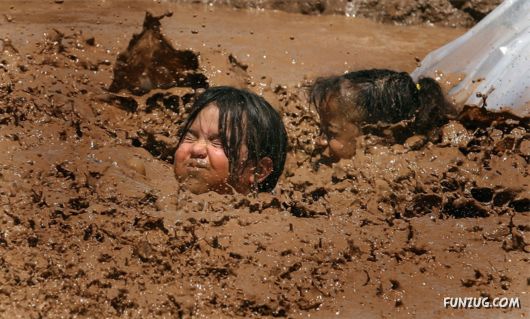 Crazy Mud Bath Fun Carnival
