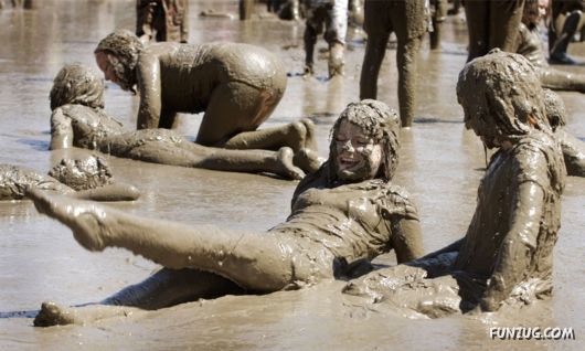 Crazy Mud Bath Fun Carnival