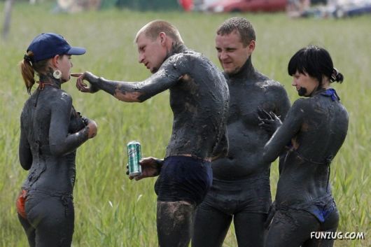 Crazy Mud Bath Fun Carnival