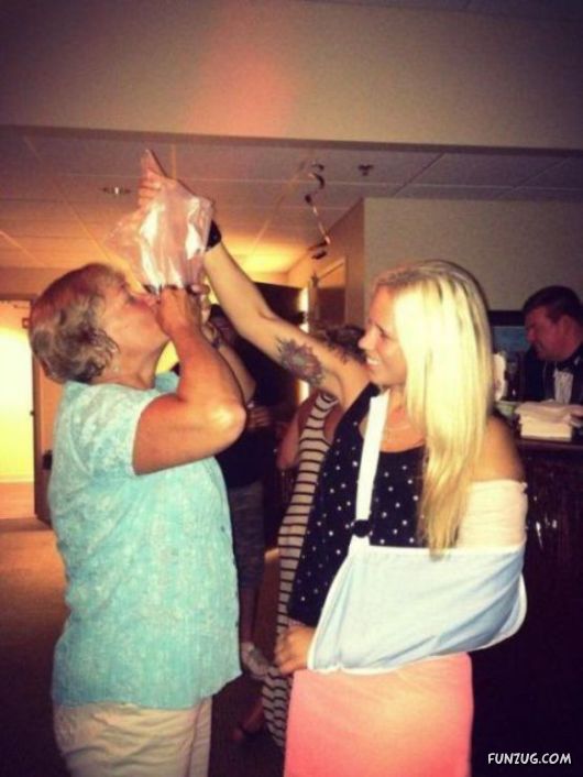 Old Folks Getting Shitfaced