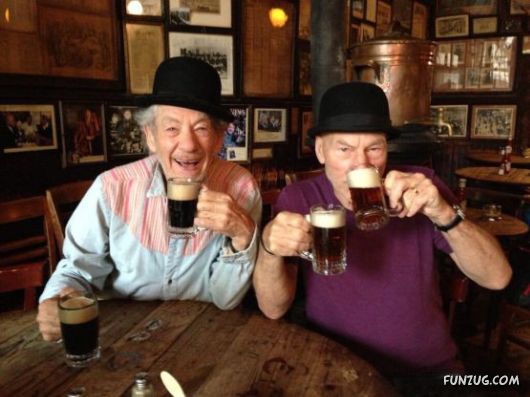 Old Folks Getting Shitfaced