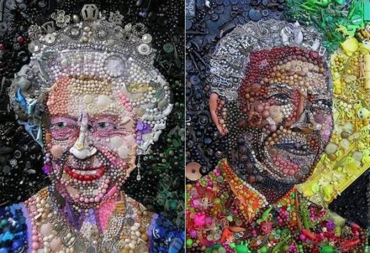 Very Creative Garbage Portraits