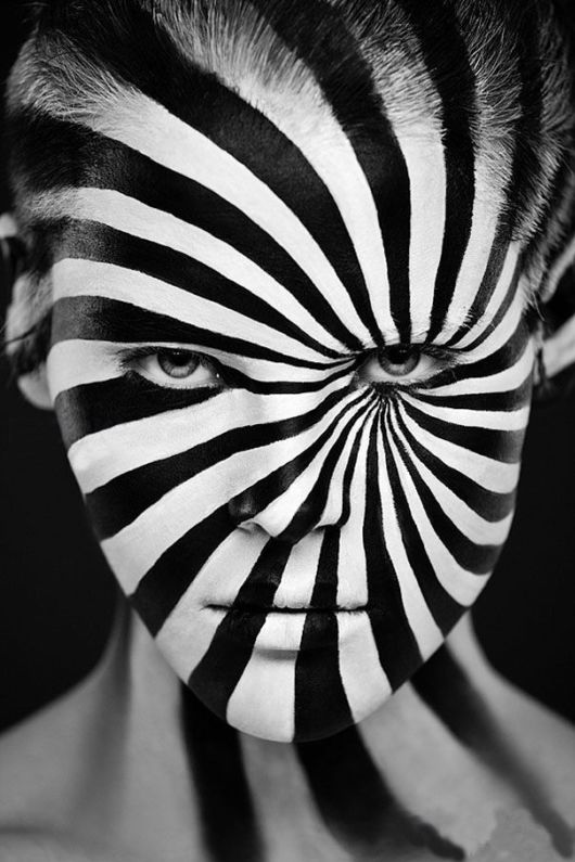 Peoples' Faces Turned Into Stunning Optical Illusions