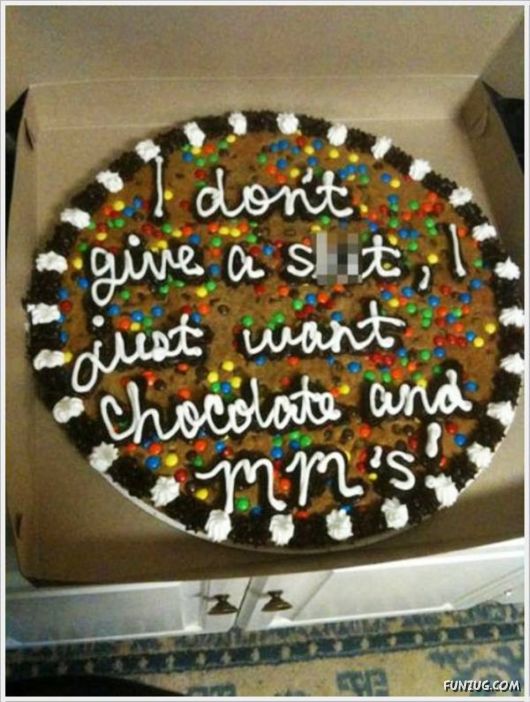 Funny Texts On The Cakes