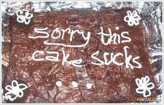 Funny Texts On The Cakes