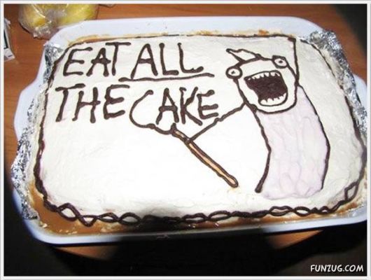 Funny Texts On The Cakes