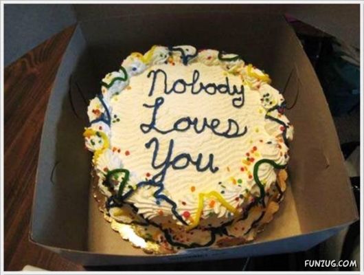 Funny Texts On The Cakes