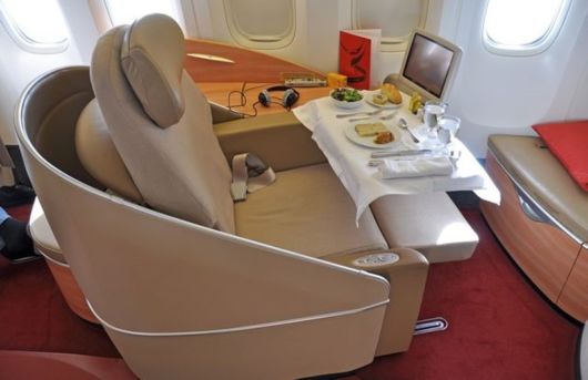 Airplane Luxury Class Facilities