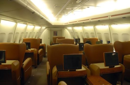 Airplane Luxury Class Facilities