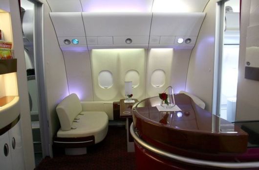 Airplane Luxury Class Facilities