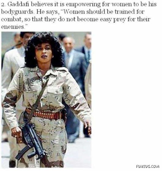 Stylish Libyan Dictator Gaddafi