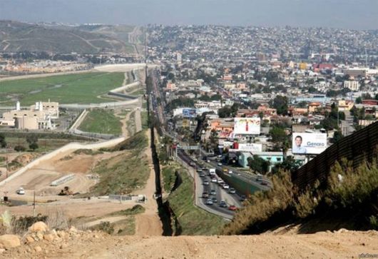 The Border Between USA and Mexico