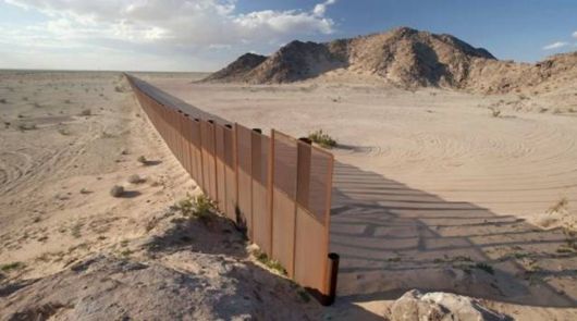 The Border Between USA and Mexico