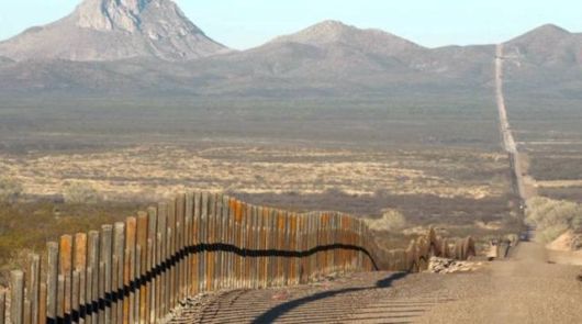 The Border Between USA and Mexico