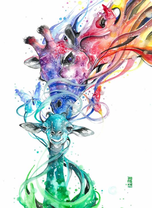 Amazing Watercolor Expressive Animal Paintings | Funzug.com