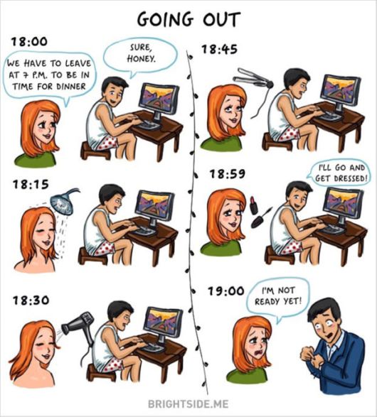 Hilarious Differences Between Men And Women