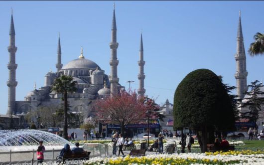 The Sultan Ahmed Mosque In Istanbul
