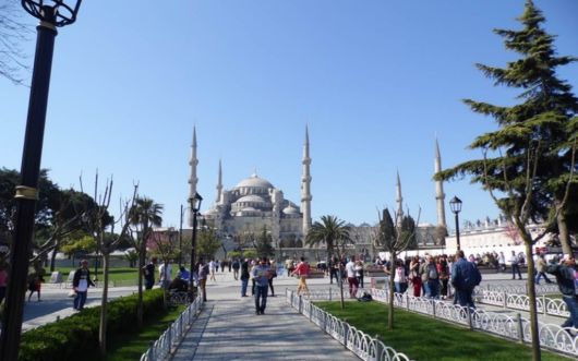 The Sultan Ahmed Mosque In Istanbul