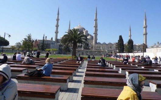 The Sultan Ahmed Mosque In Istanbul