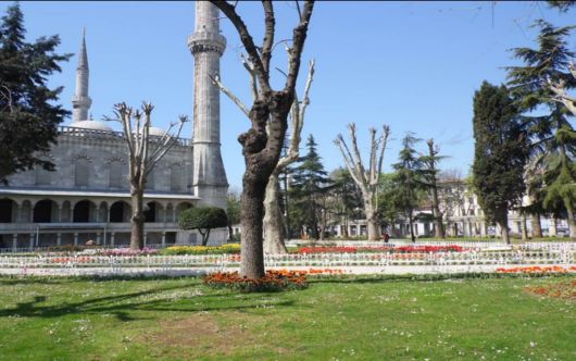 The Sultan Ahmed Mosque In Istanbul