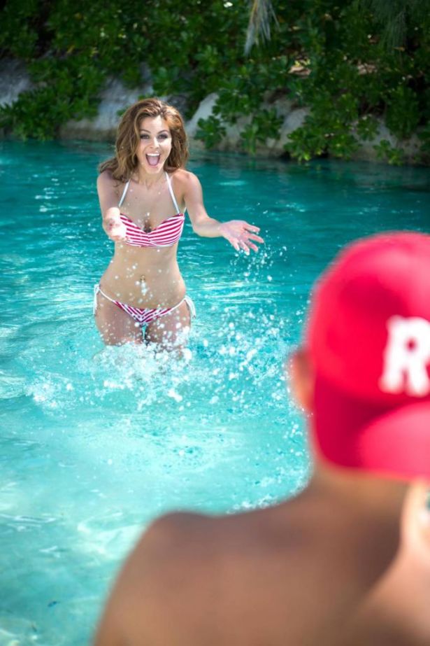 Maria Menounos Photoshoot In Bora Bora