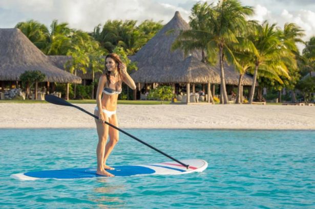 Maria Menounos Photoshoot In Bora Bora