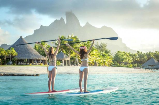 Maria Menounos Photoshoot In Bora Bora