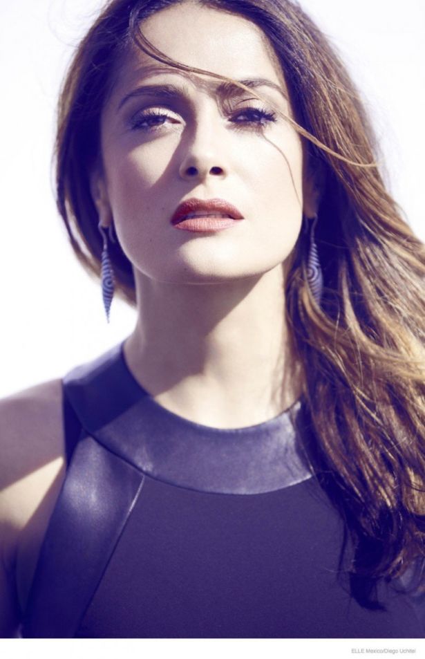 Salma Hayek Poses For Elle Mexico