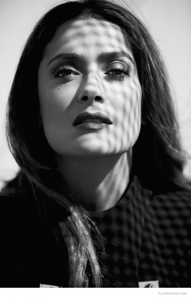 Salma Hayek Poses For Elle Mexico