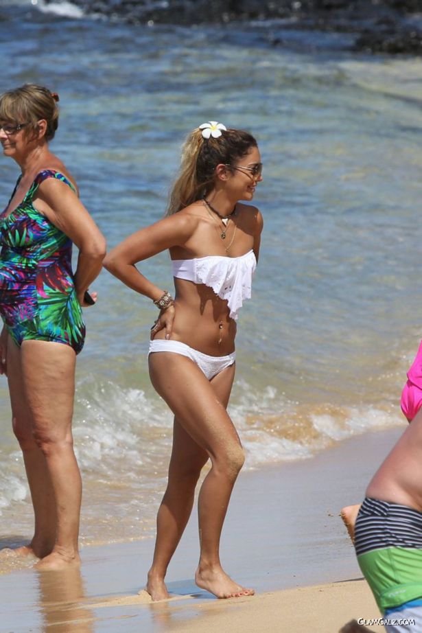 Vanessa Hudgens Bikini Candids in Hawaii