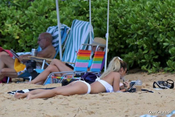 Vanessa Hudgens Bikini Candids in Hawaii