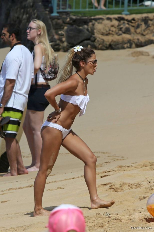 Vanessa Hudgens Bikini Candids in Hawaii