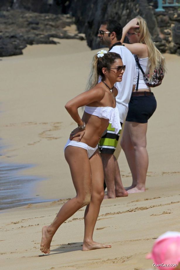 Vanessa Hudgens Bikini Candids in Hawaii