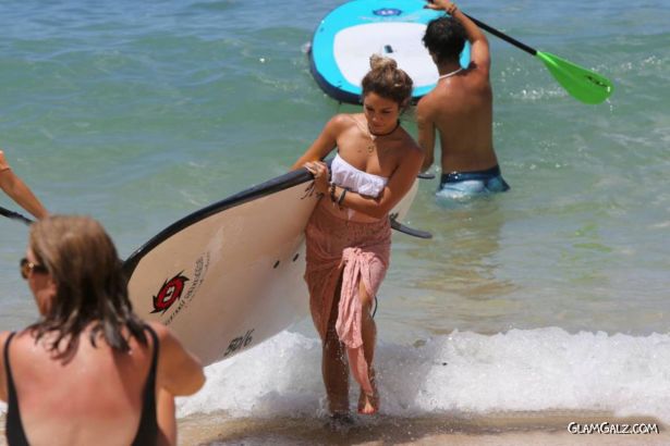 Vanessa Hudgens Bikini Candids in Hawaii
