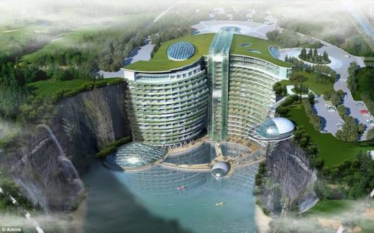 Amazing Underground Hotel In China