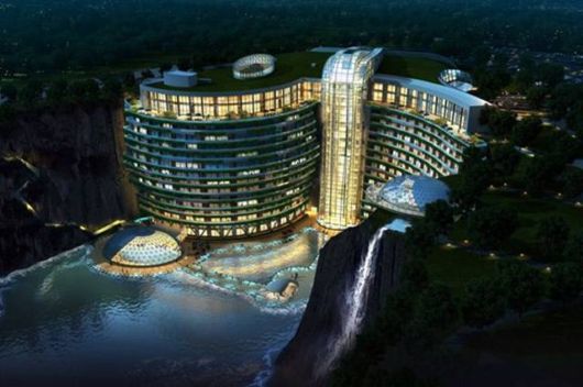 Amazing Underground Hotel In China