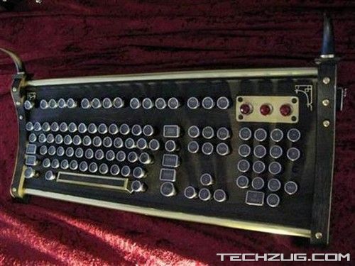 Stunning Steampunk Keyboard Designs