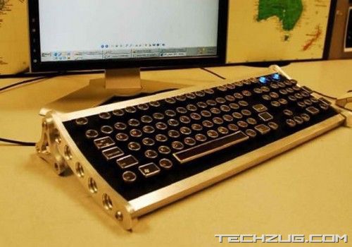 Stunning Steampunk Keyboard Designs